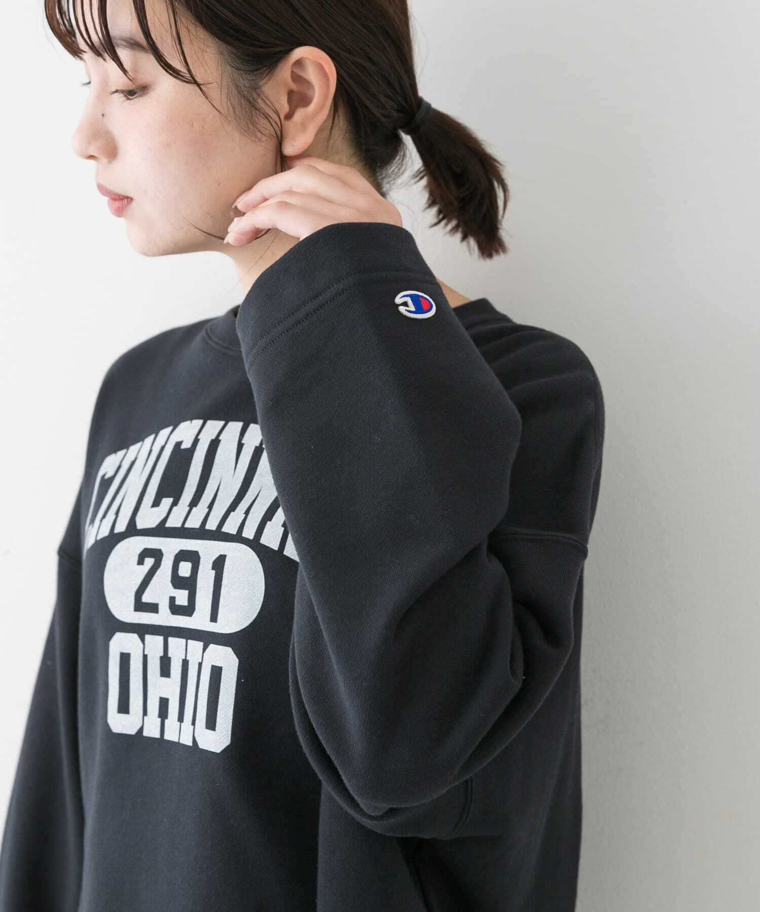 SENSE OF PLACE by URBAN RESEARCH「『別注』Champion&times;SENSE OF PLACE　カットオフスウェット」|スウェット・ジャージ|