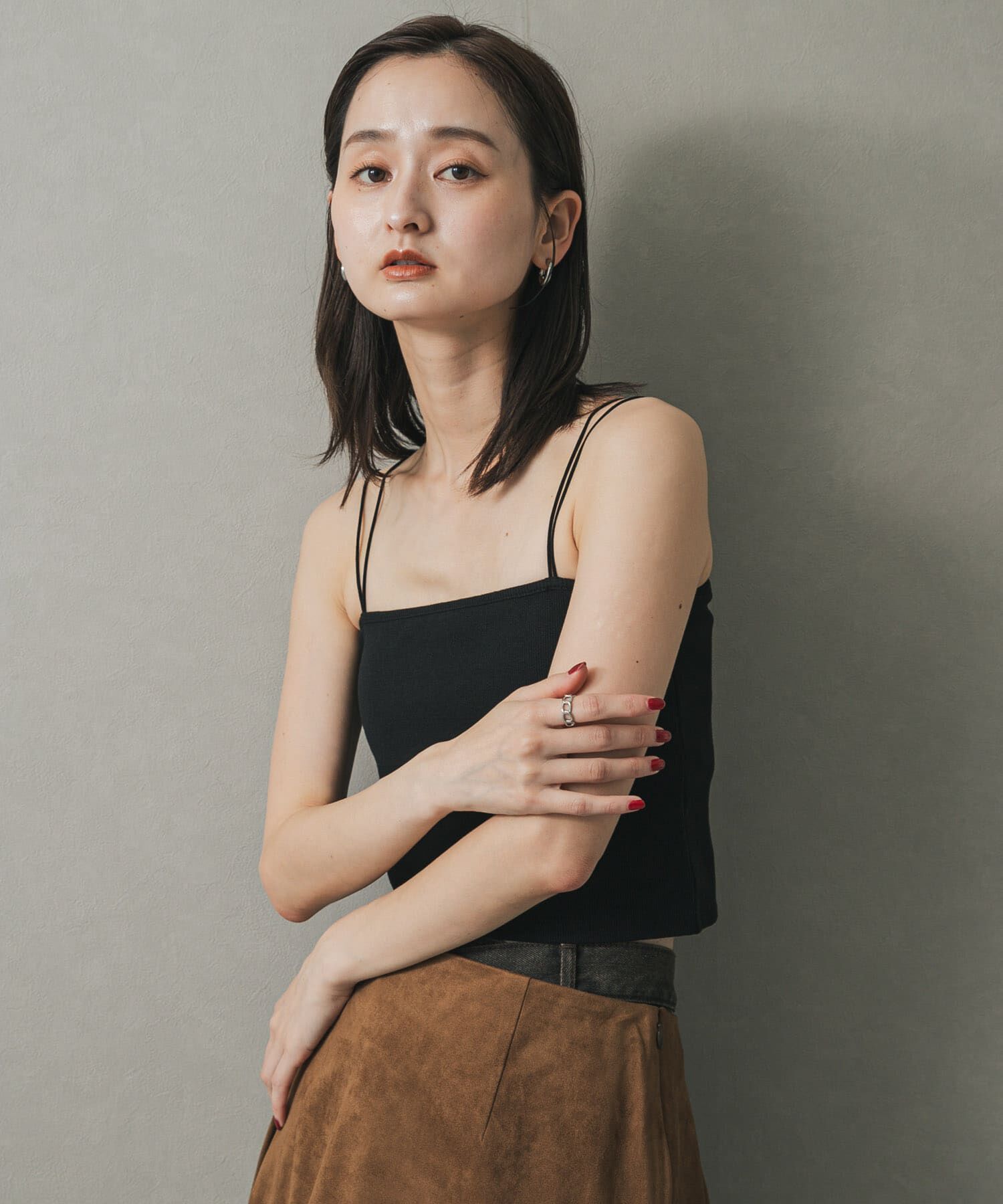 SENSE OF PLACE by URBAN RESEARCH「クロップドカップツキキャミソール」|キャミソール|