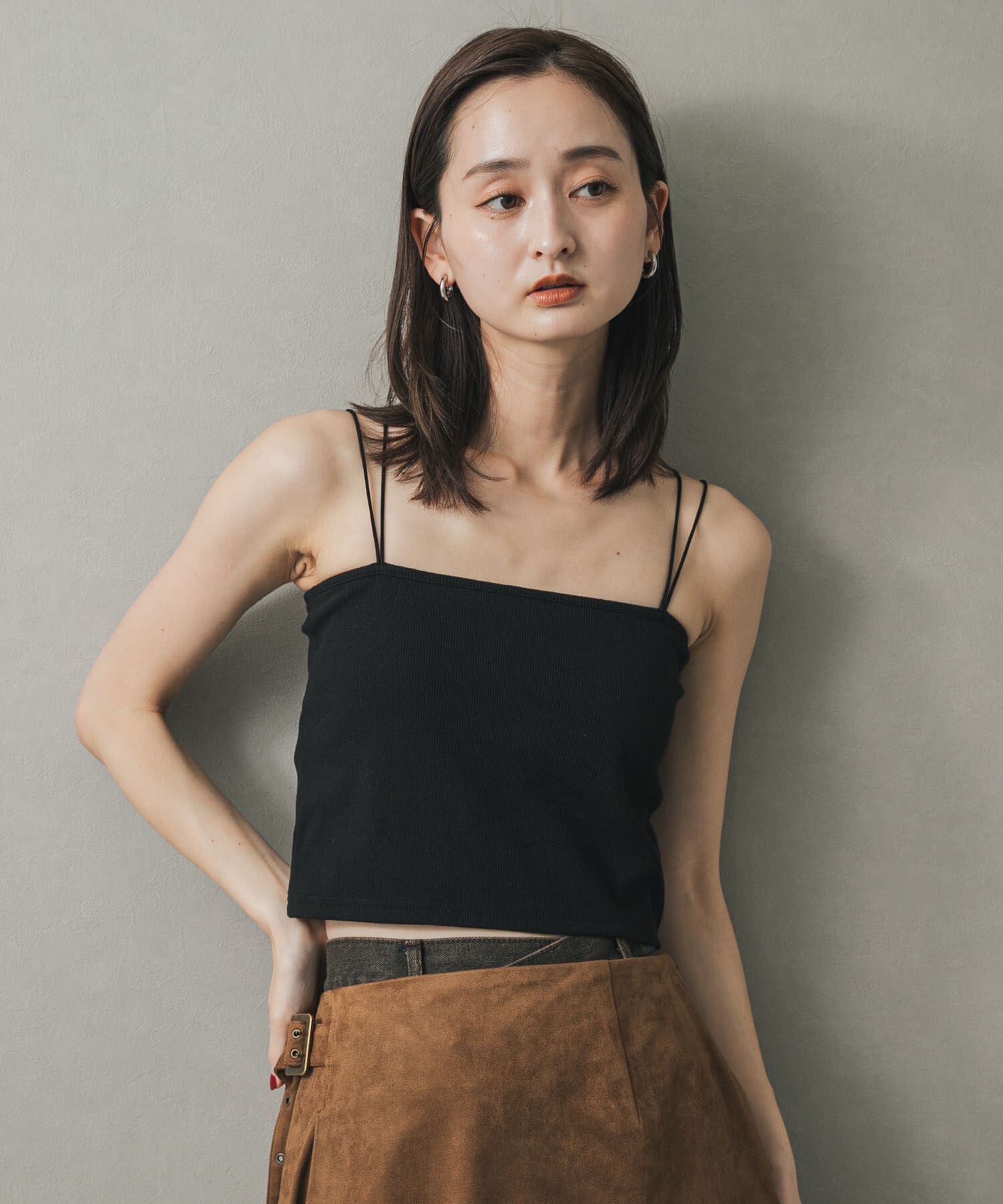 SENSE OF PLACE by URBAN RESEARCH「クロップドカップツキキャミソール」|キャミソール|