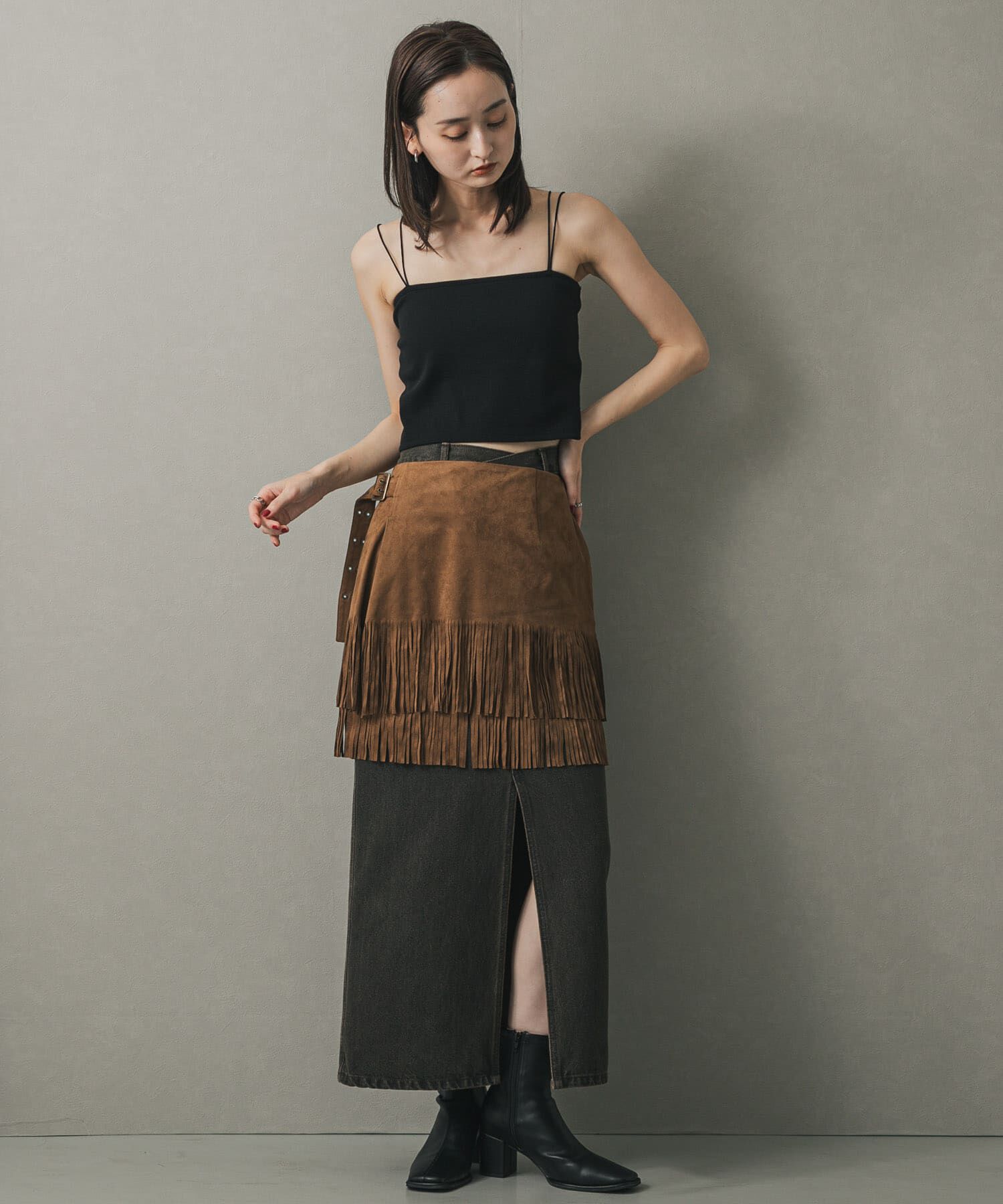 SENSE OF PLACE by URBAN RESEARCH「クロップドカップツキキャミソール」|キャミソール|