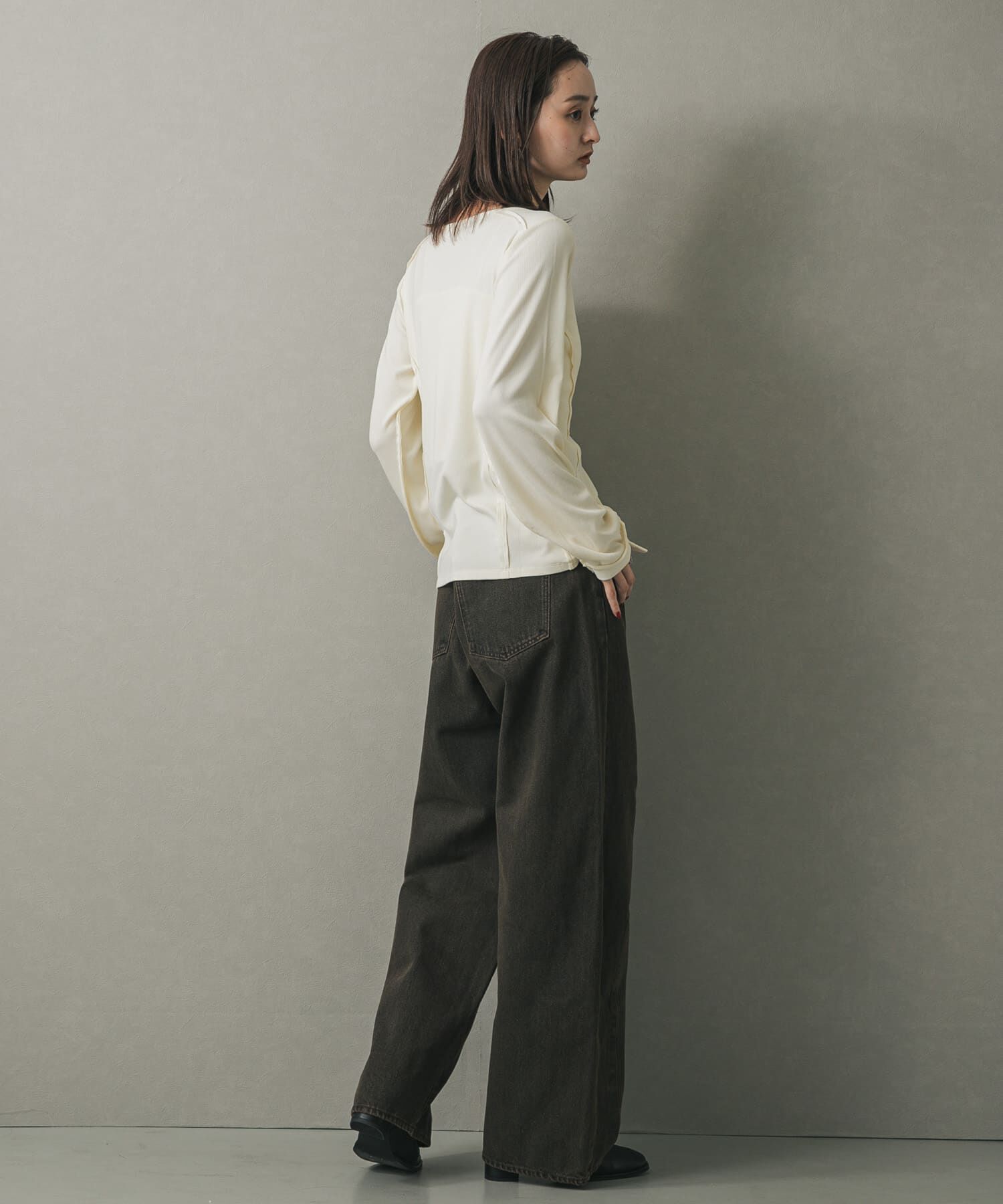 SENSE OF PLACE by URBAN RESEARCH「パネルリブカットカーディガン」|カーディガン|