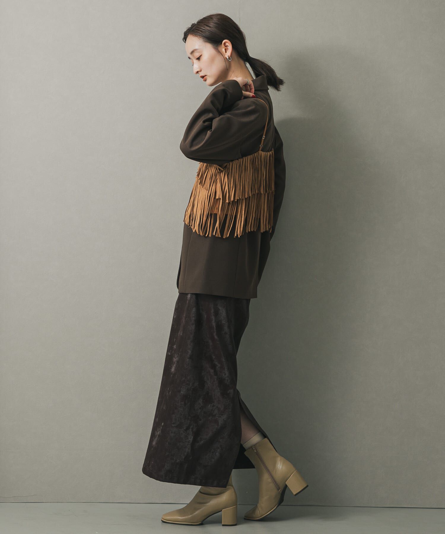 SENSE OF PLACE by URBAN RESEARCH「FSフリンジキャミトップ」|キャミソール|