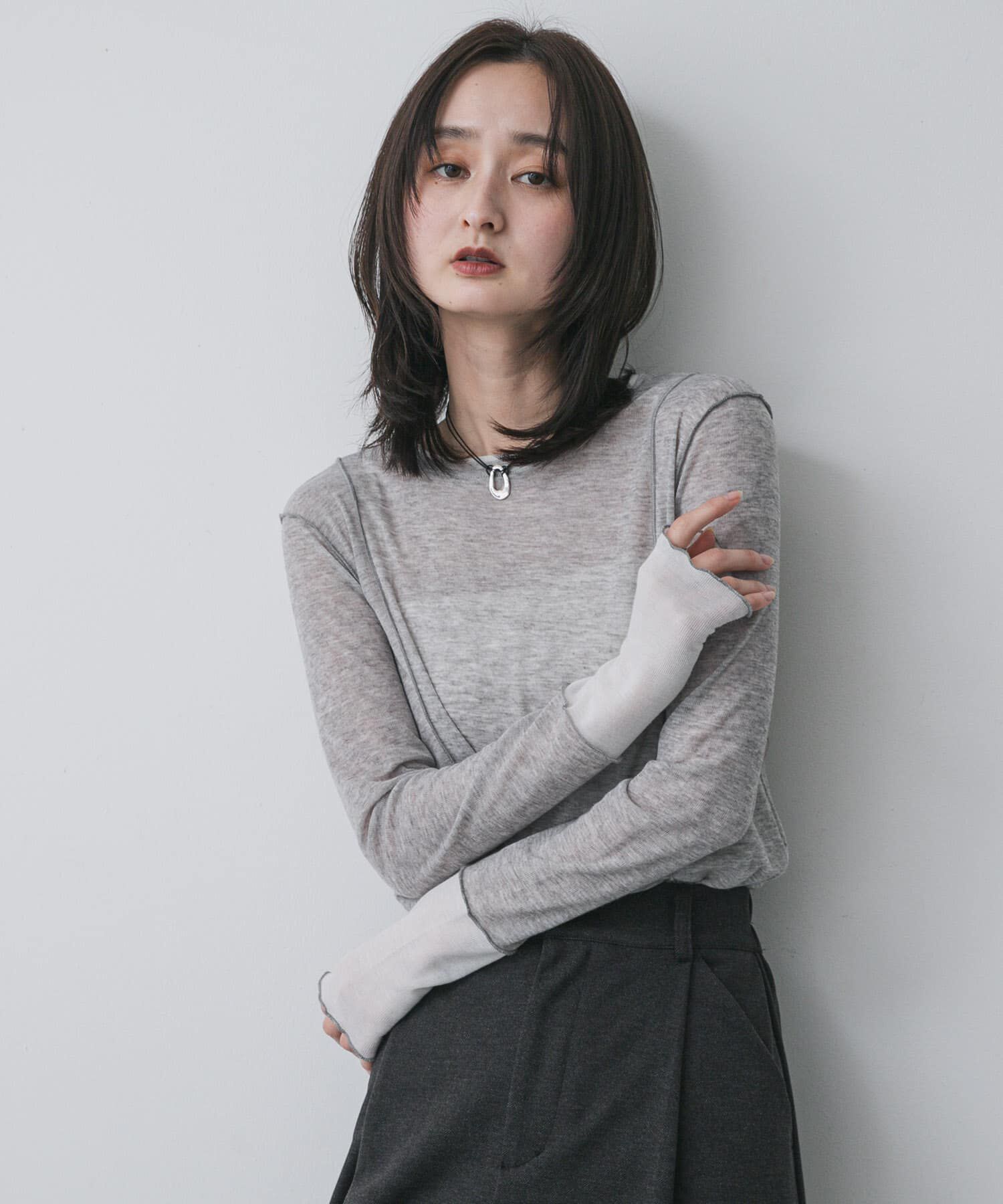 SENSE OF PLACE by URBAN RESEARCH「レイヤードメローTシャツ」|Tシャツ・カットソー|