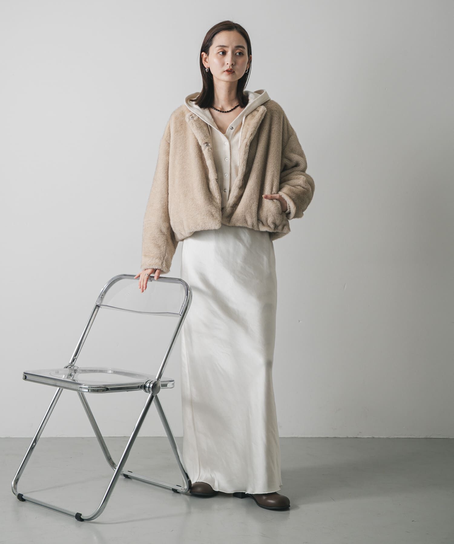 SENSE OF PLACE by URBAN RESEARCH「コンパクトフーディセーター」|ニット・セーター|