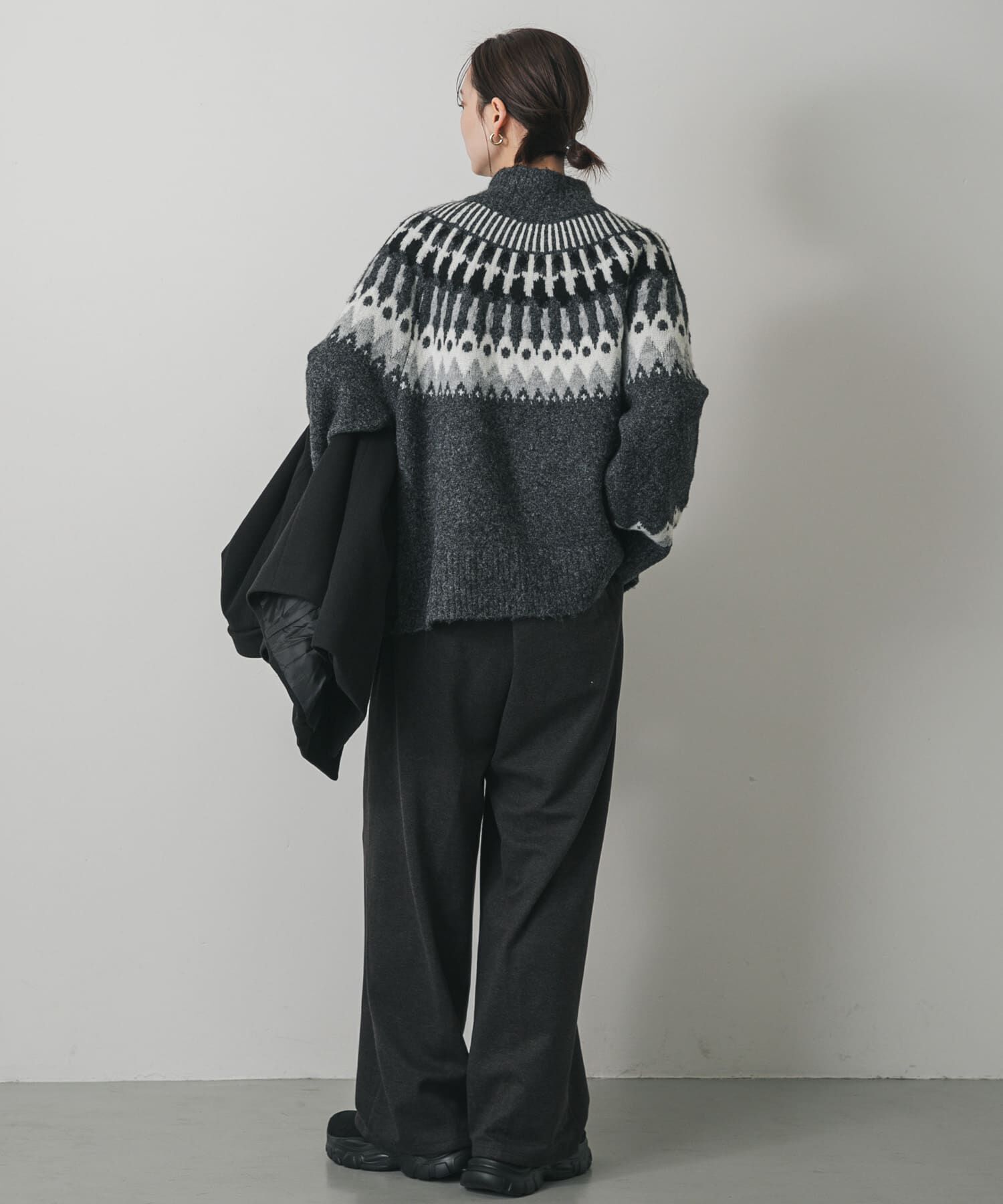 SENSE OF PLACE by URBAN RESEARCH「『洗濯可』ノルディックジップセーター」|ニット・セーター|