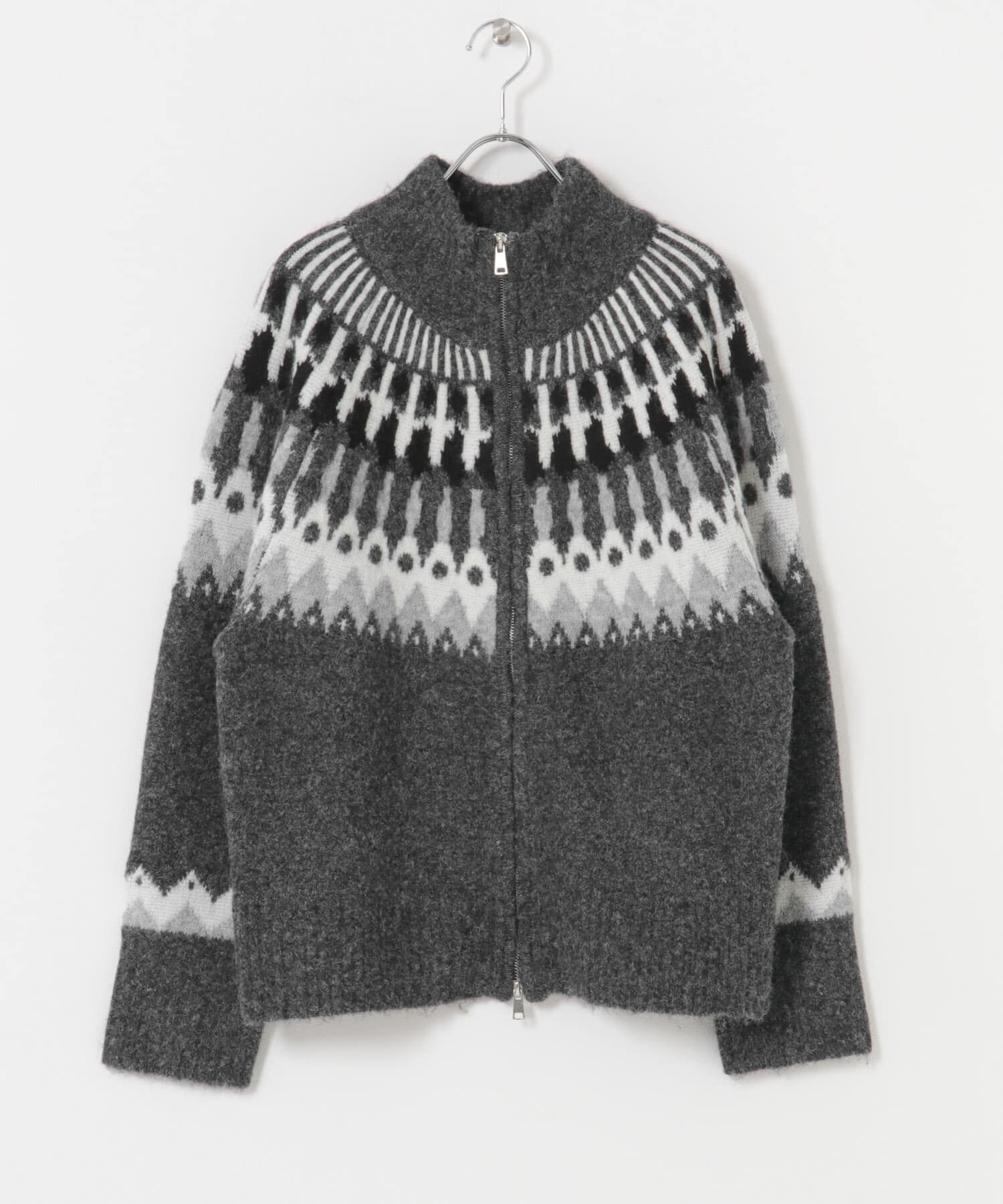 SENSE OF PLACE by URBAN RESEARCH「『洗濯可』ノルディックジップセーター」|ニット・セーター|