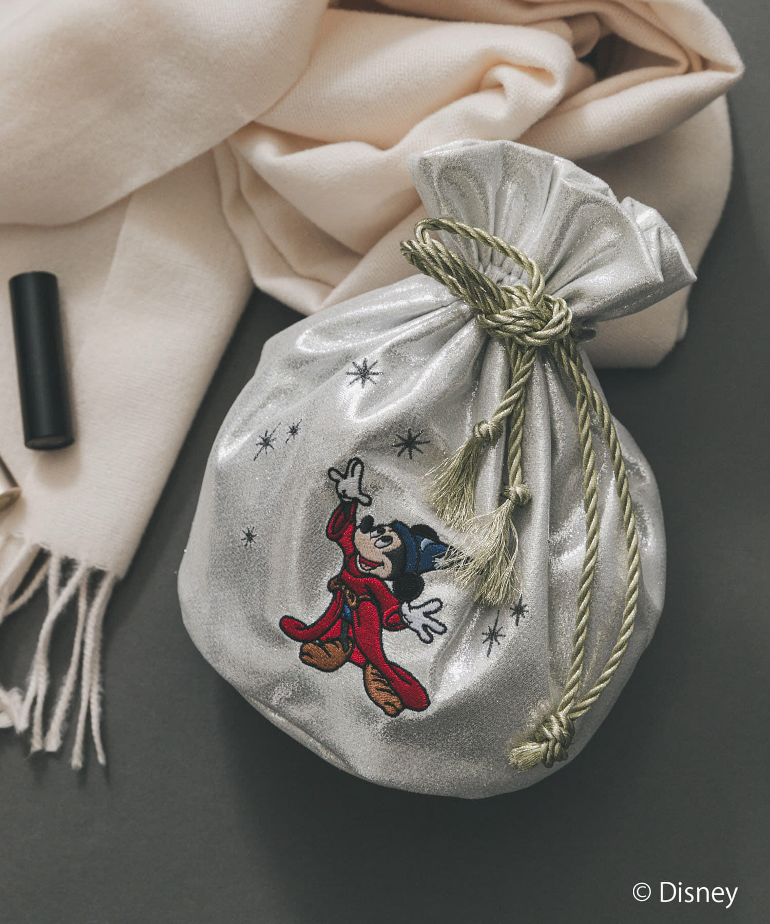 SENSE OF PLACE by URBAN RESEARCH「『別注』FANTASIA/巾着バック」|その他|シルバー