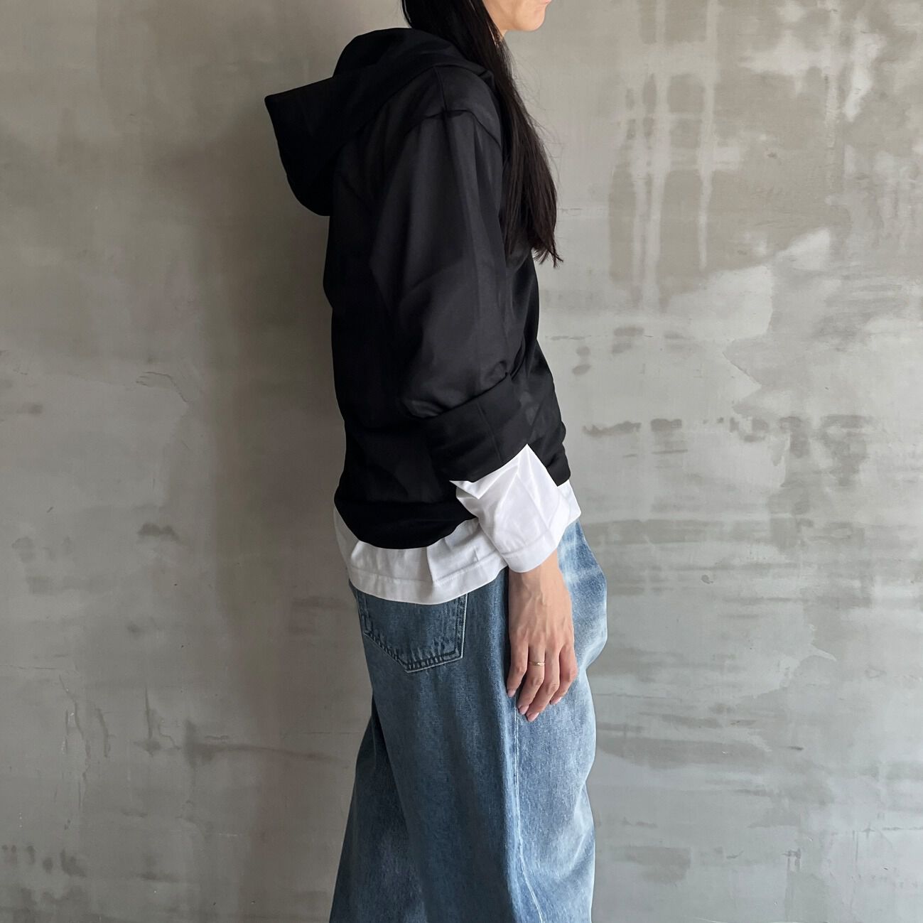 HELIOPOLE「HELIOPOLE SHEER HOODIE PULLOVER」|Tシャツ・カットソー|