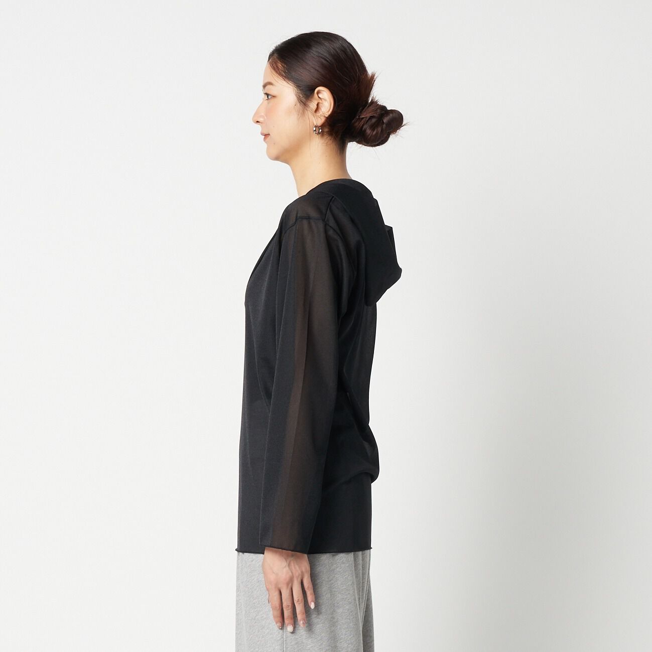 HELIOPOLE「HELIOPOLE SHEER HOODIE PULLOVER」|Tシャツ・カットソー|