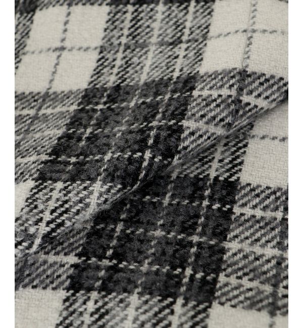 le.coeur blanc「ループチェックショートPコート」|ピーコート|