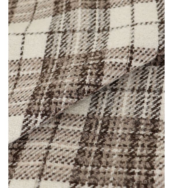 le.coeur blanc「ループチェックショートPコート」|ピーコート|