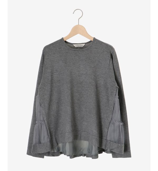 le.coeur blanc「《手洗い可能》TORRAZZO DONNAバックチュールニット」|ニット・セーター|