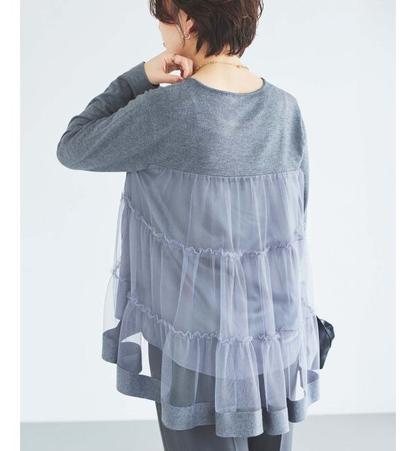 le.coeur blanc「《手洗い可能》TORRAZZO DONNAバックチュールニット」|ニット・セーター|