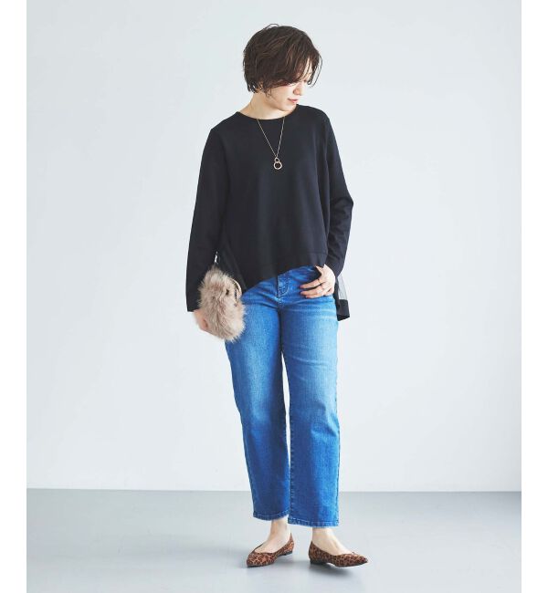 le.coeur blanc「《手洗い可能》TORRAZZO DONNAバックチュールニット」|ニット・セーター|