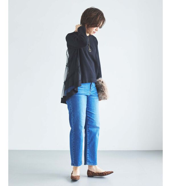 le.coeur blanc「《手洗い可能》TORRAZZO DONNAバックチュールニット」|ニット・セーター|