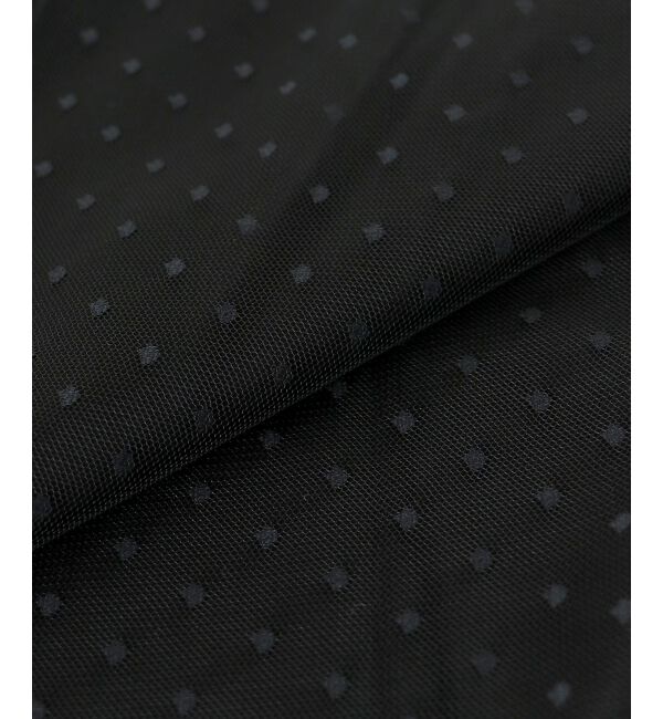 le.coeur blanc「ドットチュールレイヤードブラウス」|シャツ・ブラウス|