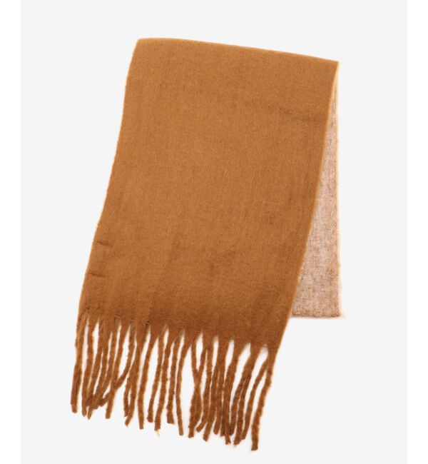  「《手洗い可能》ヘアリーカラーマフラー」|マフラー|