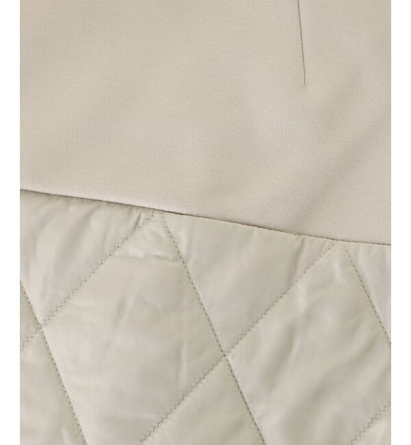  「ダンボール&times;キルトノーカラーコクーンブルゾン」|ブルゾン・スタジャン|