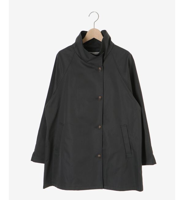  「ツイルストレッチステンカラーコート」|ステンカラーコート|