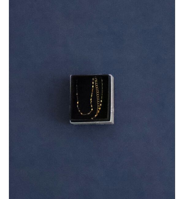  「O ステンレスシンプルネックレス」|ネックレス|ゴールド