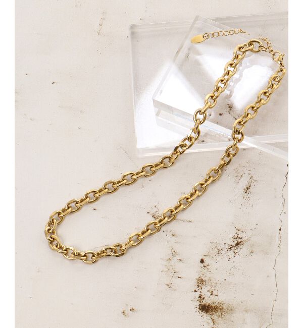  「O ステンレスチェーンネックレス」|ネックレス|