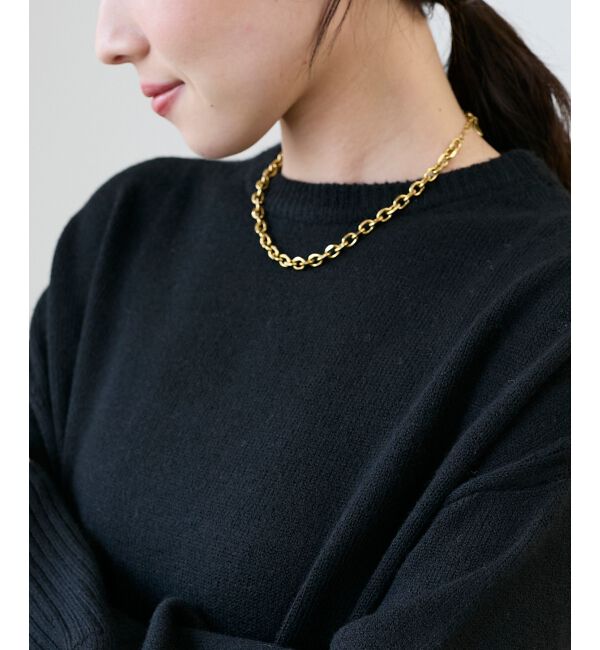  「O ステンレスチェーンネックレス」|ネックレス|