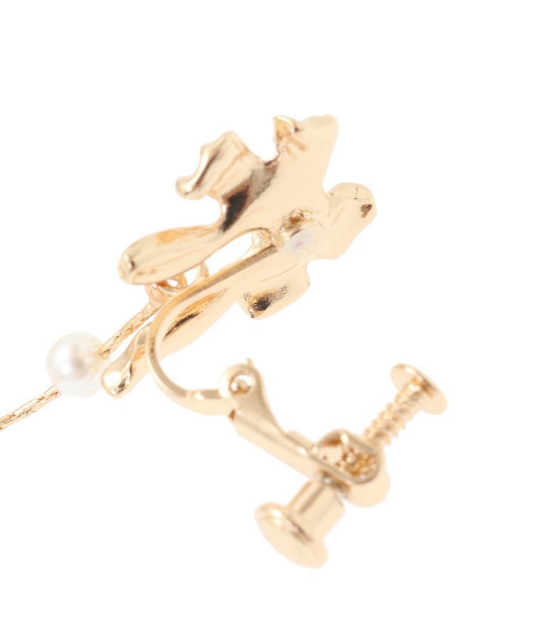 Maison de FLEUR「カーリーリボンイヤリング」|イヤリング|