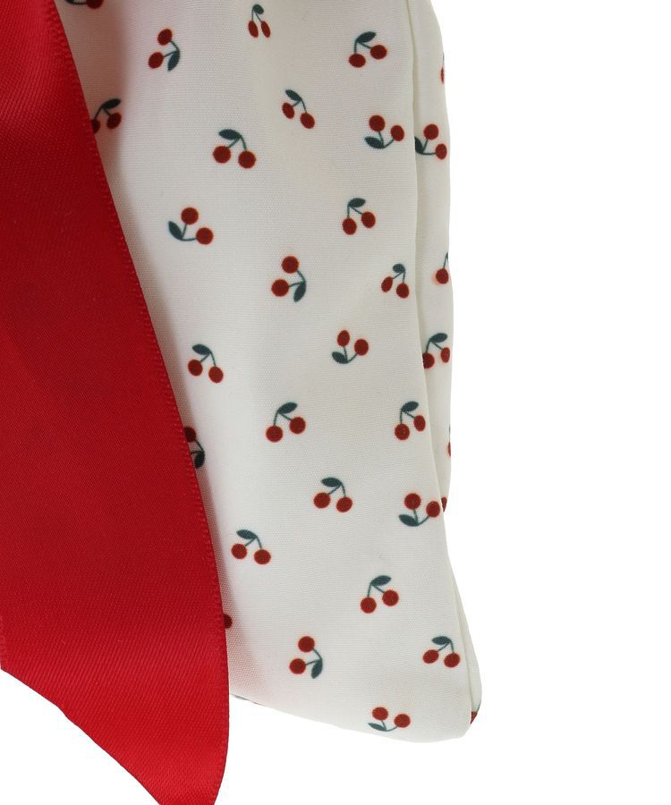 Maison de FLEUR「チェリープリントミニリボン2Wayバッグ」|ポーチ|