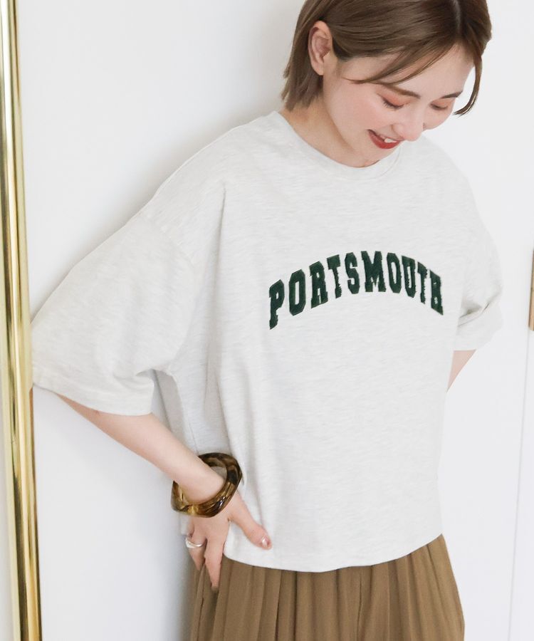 AMERICAN HOLIC「アソートサガラ刺繍Tシャツ」|Tシャツ・カットソー|Oatmeal