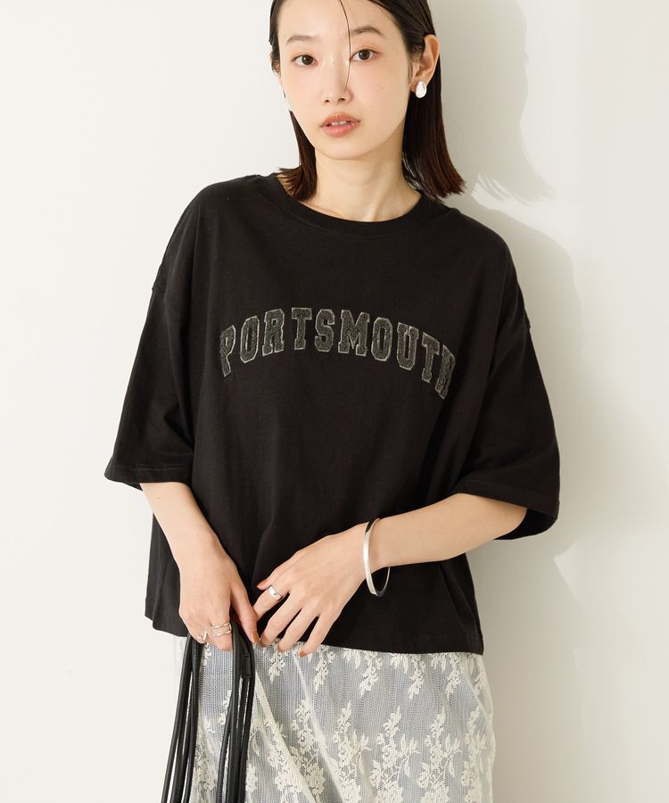 AMERICAN HOLIC「アソートサガラ刺繍Tシャツ」|Tシャツ・カットソー|Black