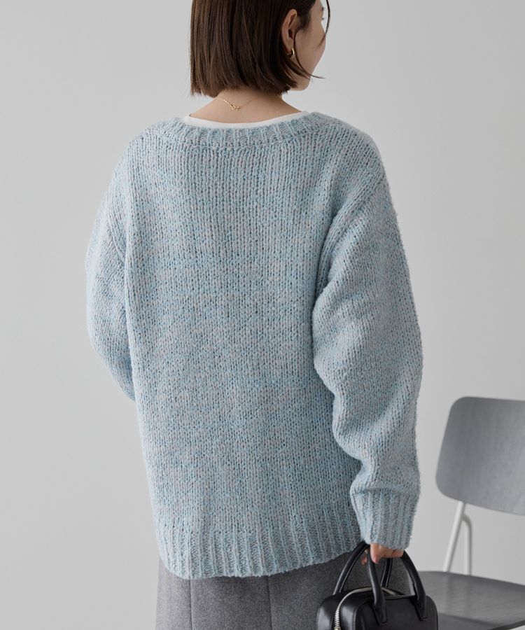 AMERICAN HOLIC「メランジルーズニットプルオーバー」|ニット・セーター|