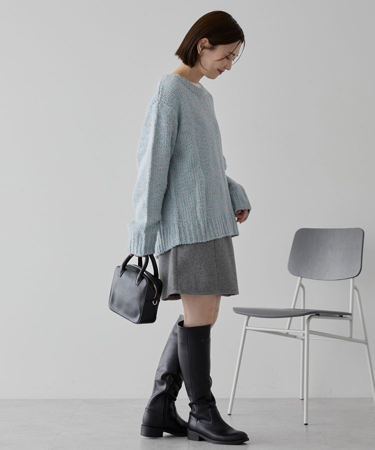 AMERICAN HOLIC「メランジルーズニットプルオーバー」|ニット・セーター|