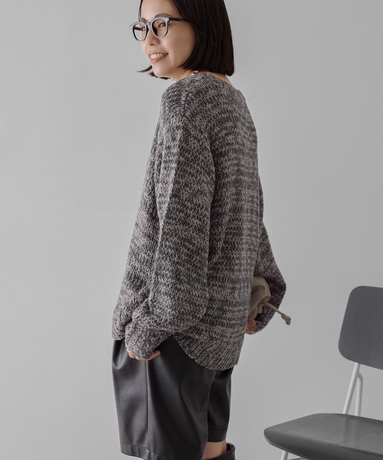 AMERICAN HOLIC「メランジルーズニットプルオーバー」|ニット・セーター|