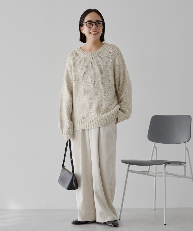 AMERICAN HOLIC「メランジルーズニットプルオーバー」|ニット・セーター|