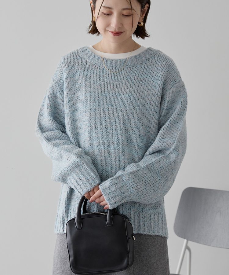 AMERICAN HOLIC「メランジルーズニットプルオーバー」|ニット・セーター|