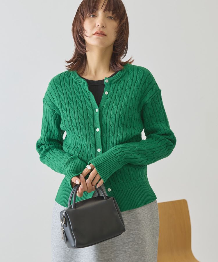AMERICAN HOLIC「ケーブルニットカーディガン」|カーディガン|