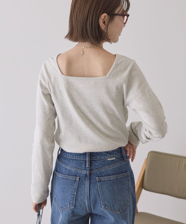 AMERICAN HOLIC「【2WAY】スクエアネックプルオーバー」|Tシャツ・カットソー|