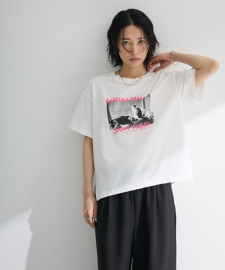 Green Parks「フォトボックスTシャツ」|Tシャツ・カットソー|Pink