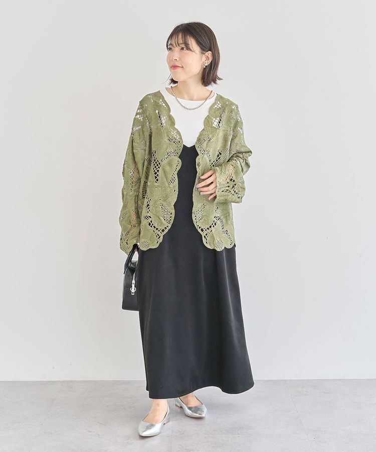 Green Parks「前後2WAYサテンキャミワンピース」|ワンピース|