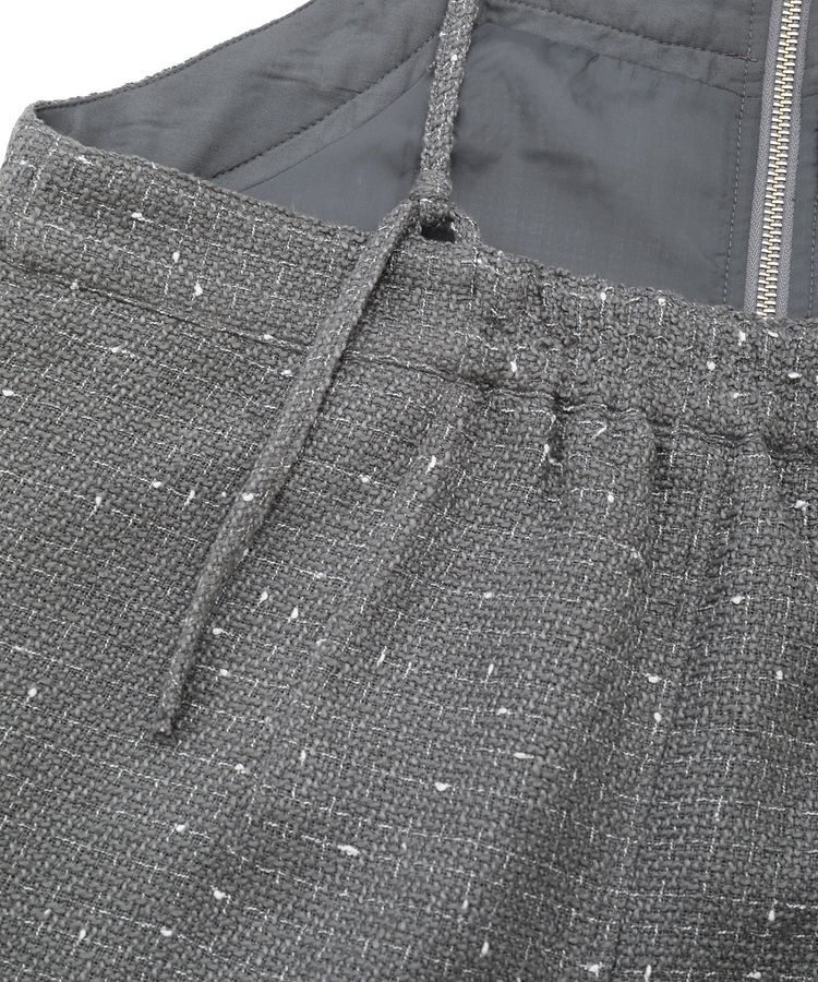 Green Parks「フロントZIPツイードキャミワンピース」|ワンピース|