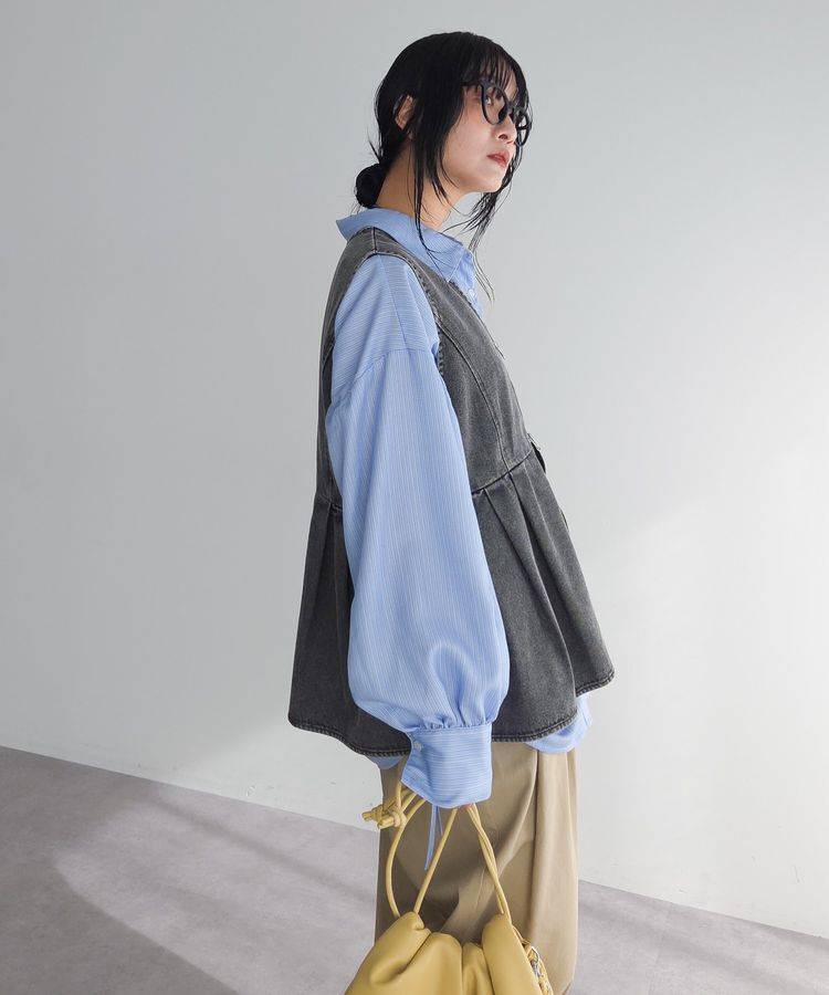 Green Parks「デニムペプラムジレ」|その他|