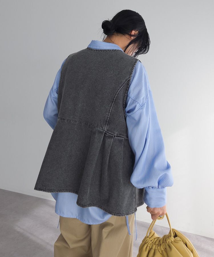 Green Parks「デニムペプラムジレ」|その他|