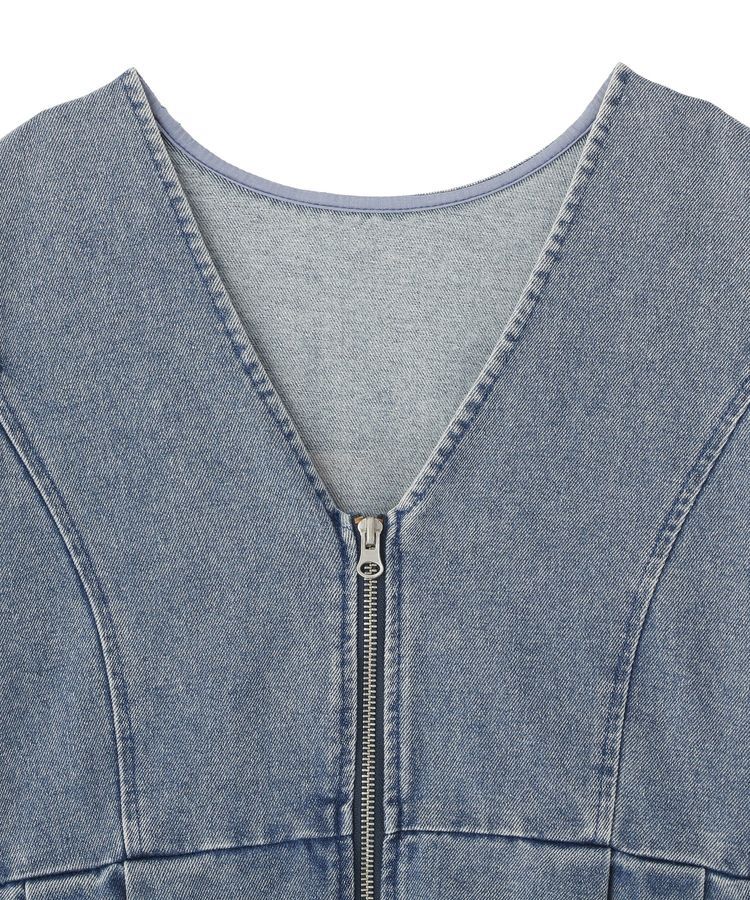 Green Parks「デニムペプラムジレ」|その他|