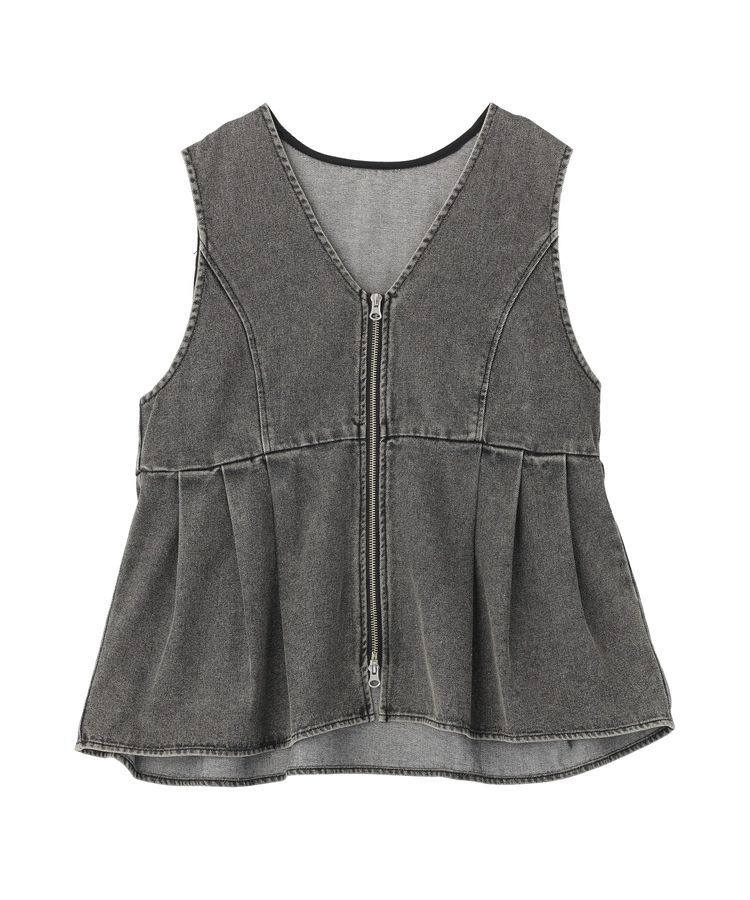 Green Parks「デニムペプラムジレ」|その他|