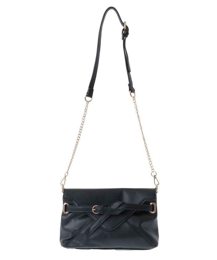 YECCA VECCA「ベルトデザインチェーンバッグ」|ショルダー・メッセンジャー|