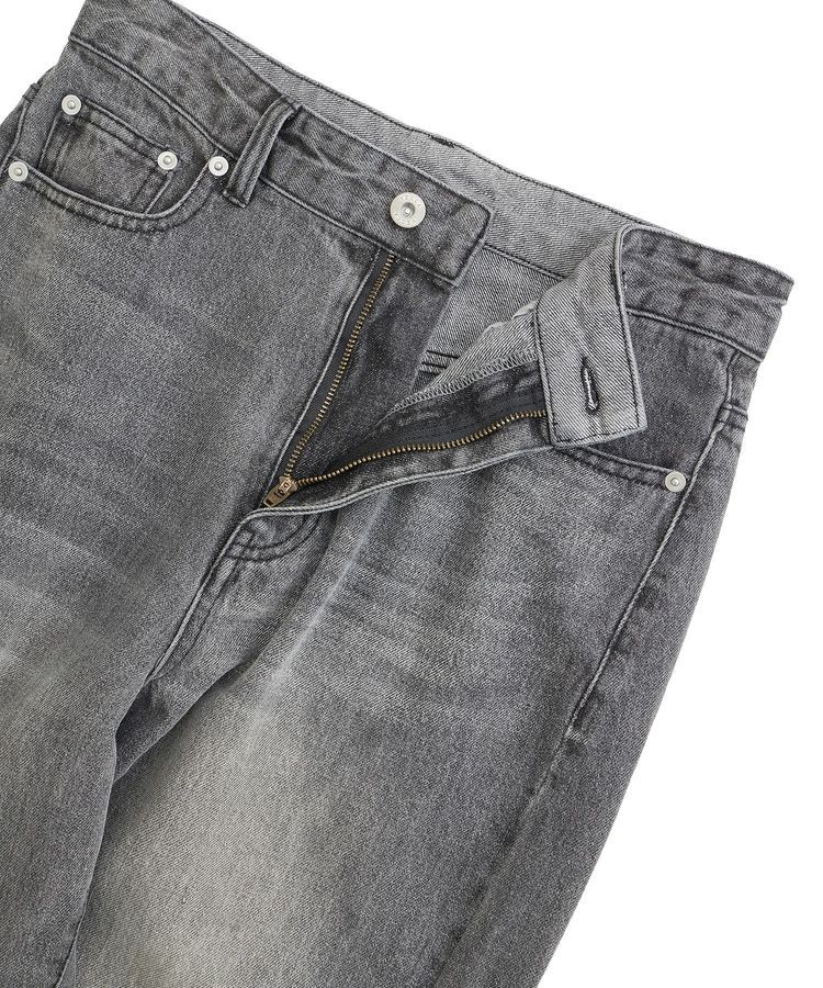 YECCA VECCA「ルーズストレートデニムパンツ」|デニム|