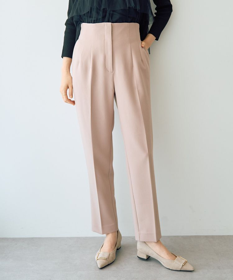 YECCA VECCA「スタイルアップテーパードパンツ」|その他|Pink Beige