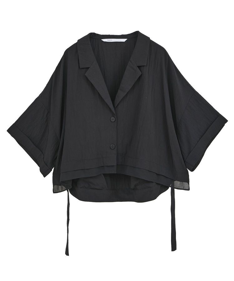 Editt by YECCA VECCA「【接触冷感】クロップドデザインジャケット②」|テーラードジャケット|