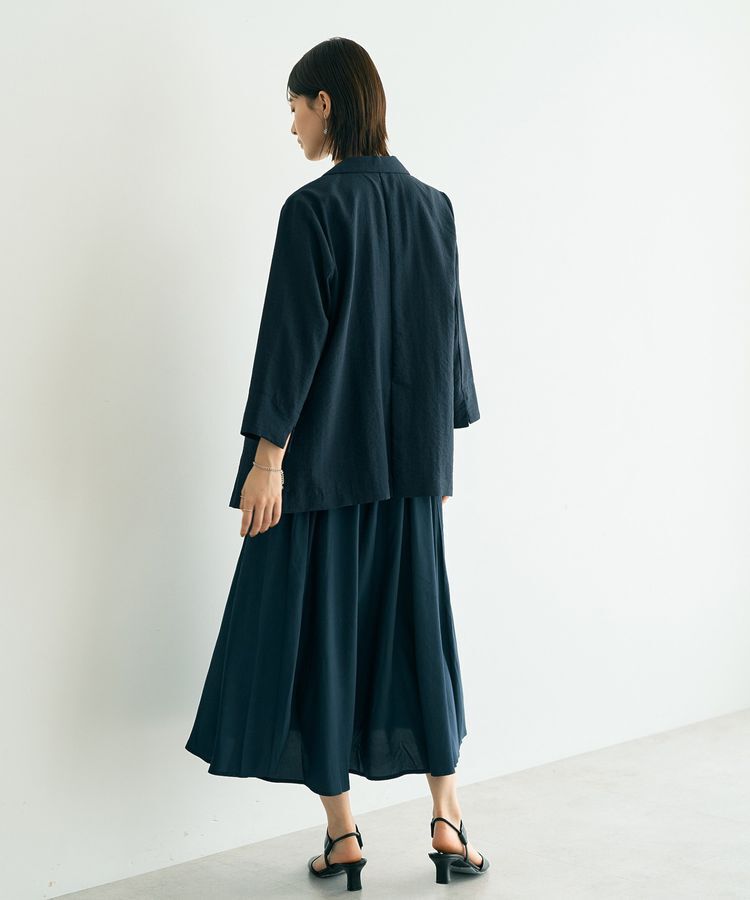 YECCA VECCA「リネンライクジャケット②」|テーラードジャケット|