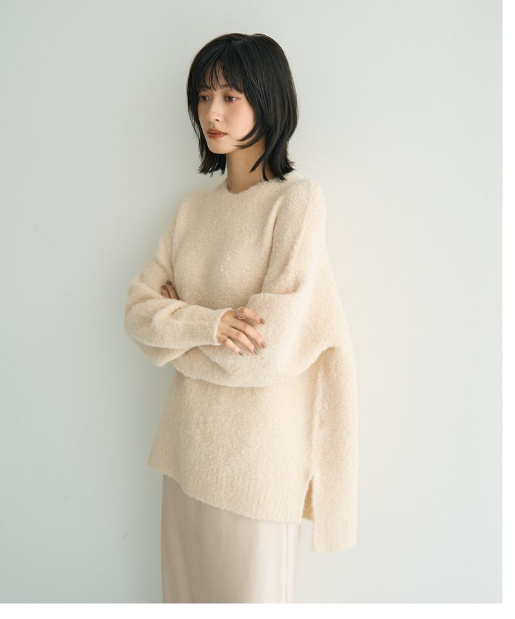 YECCA VECCA「ブークレニット」|ニット・セーター|